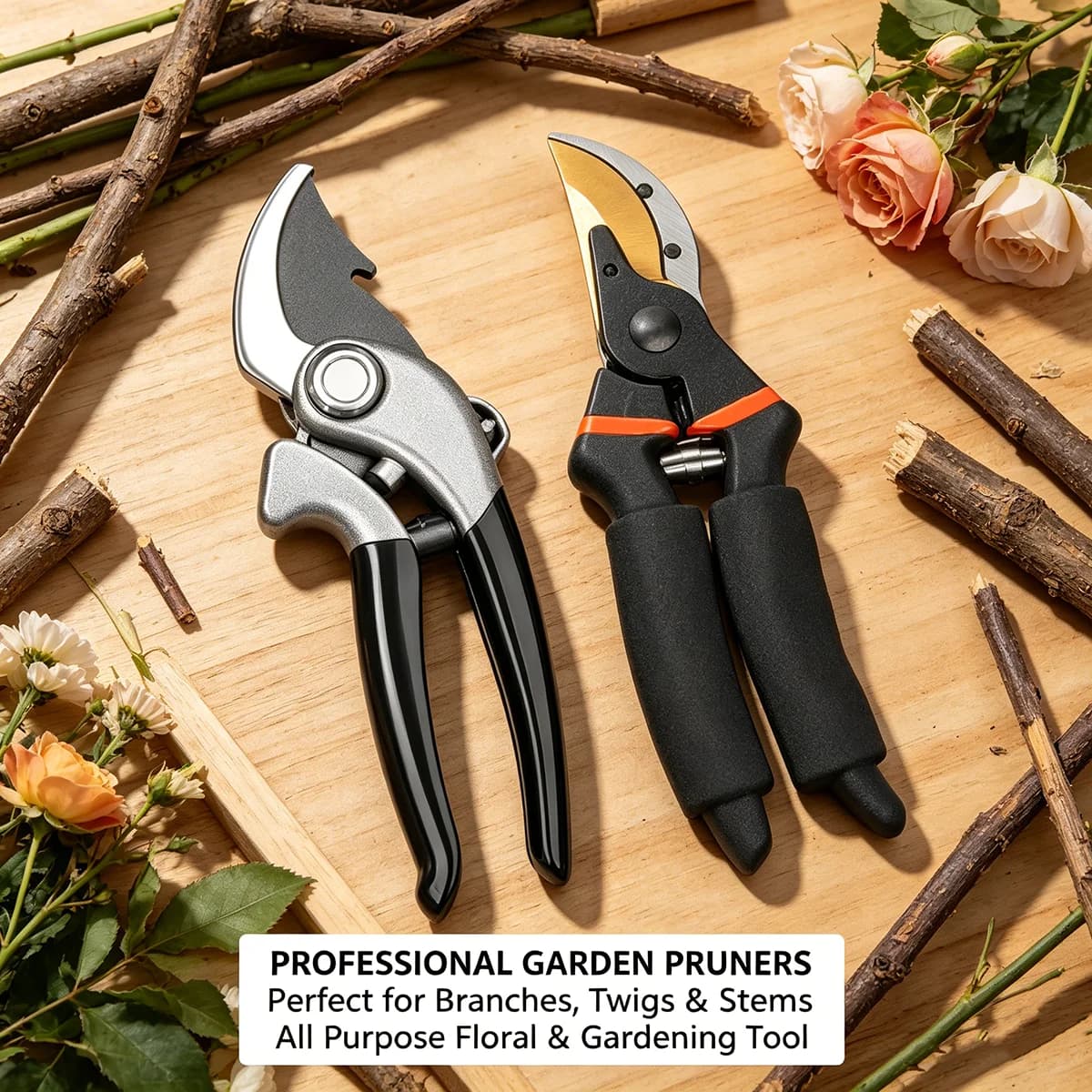 Multifunctional Pruning Shear Garden Tools Labor Saving Scissors Gardening Plant Sharp Branch Pruners Protection Hand Durable