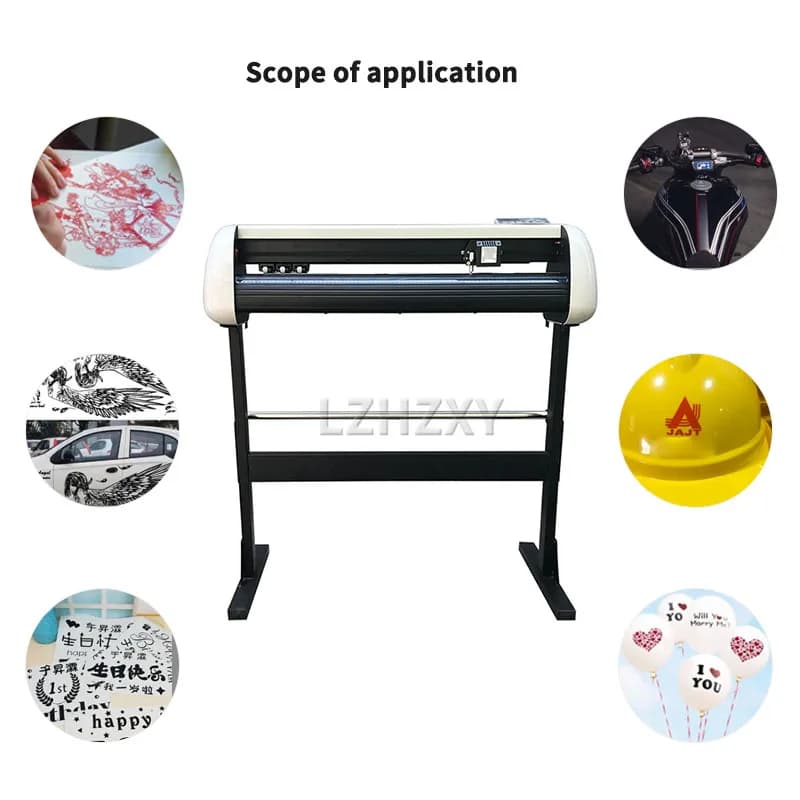 Macchina da taglio per Plotter in vinile da 600MM macchina da disegno per incisione su Computer Stepper Plotter da taglio automatico per contorni serie FY720