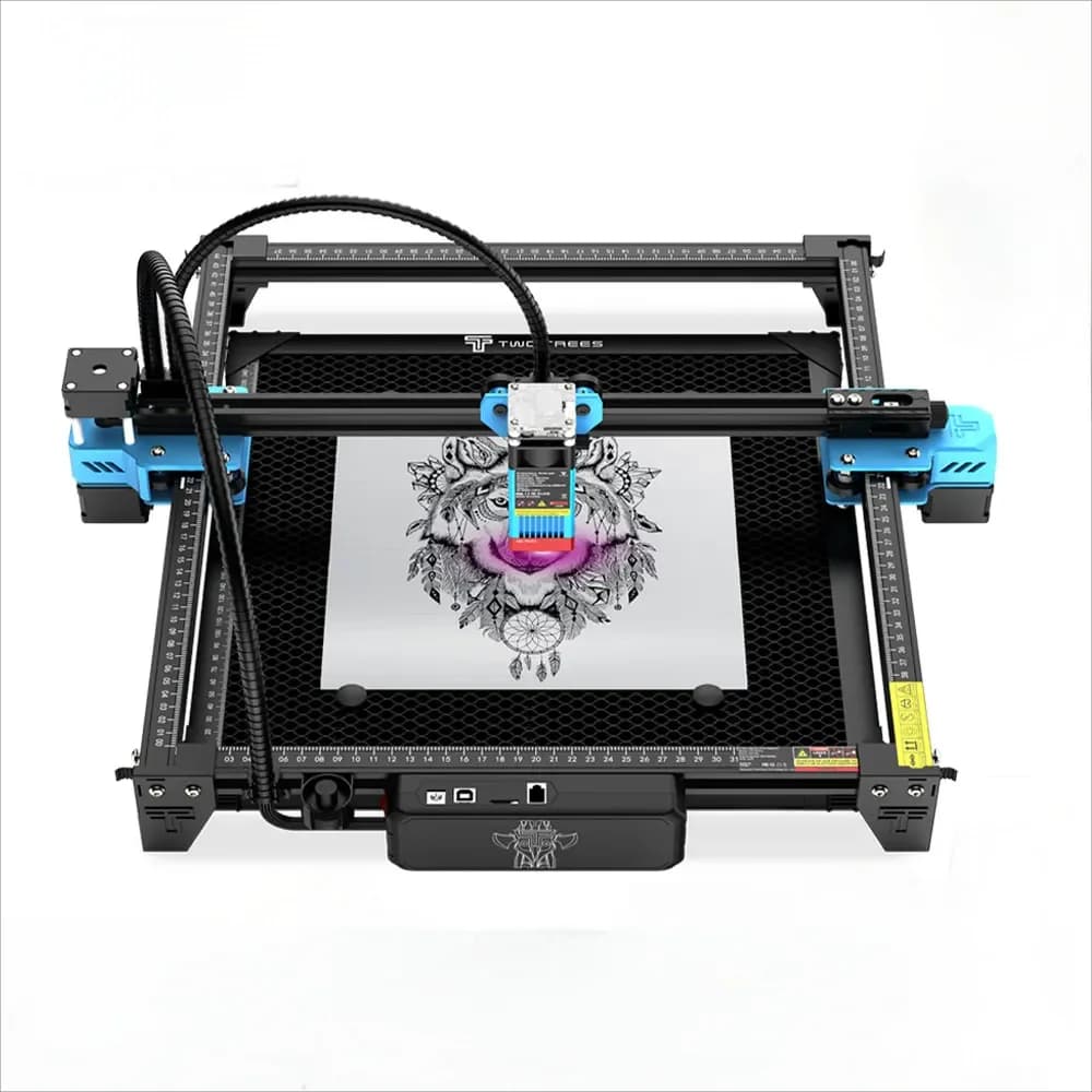 TwoTrees TTS-55 Pro Laser Engraver with Offline Control Wifi Laser Engraving Machine 80W Blue Light CNC Machine 445±5nm