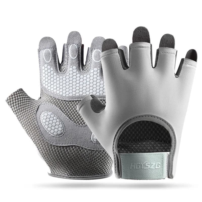 Gym glove for women, weight lifting, yoga, anti-slip, shock absorbent, breathable, adjustable, velcro, sports, cycling