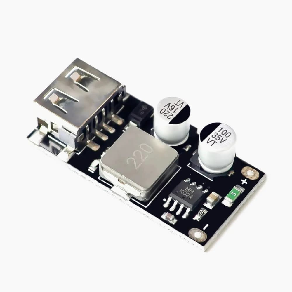 Convertitore DC-DC Buck 6-32V 9V 12V 24V a 3V 5V 12V USB QC3.0 QC2.0 Modulo Caricabatterie Rapido Step Down