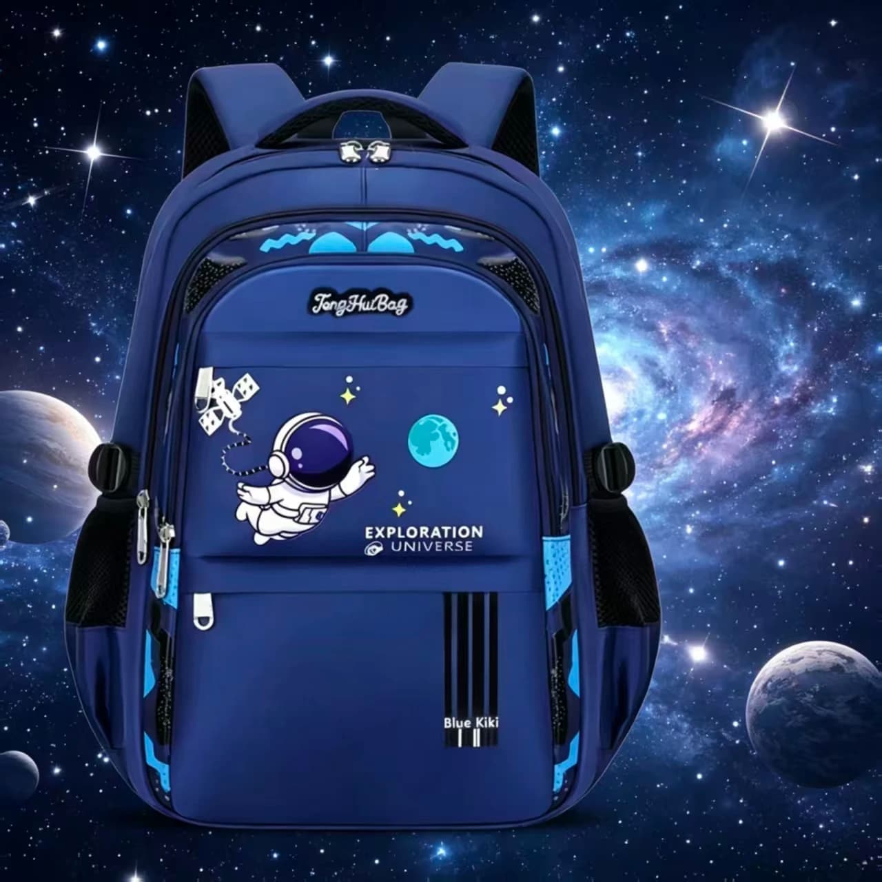 Zaino per bambini, zaino da astronauta per bambino, zaino impermeabile per bambino, zaino da viaggio antimacchia a tema spaziale