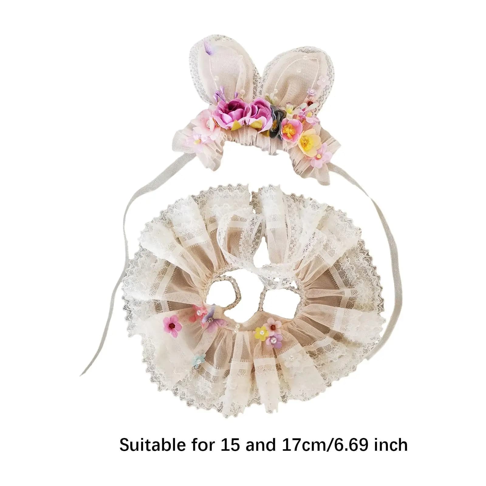 Soft Yarn Miniature Doll Dress Up Clothes Plush 15cm 17cm Accessories Skirt for Stuffed Animal Dollhouse Decor