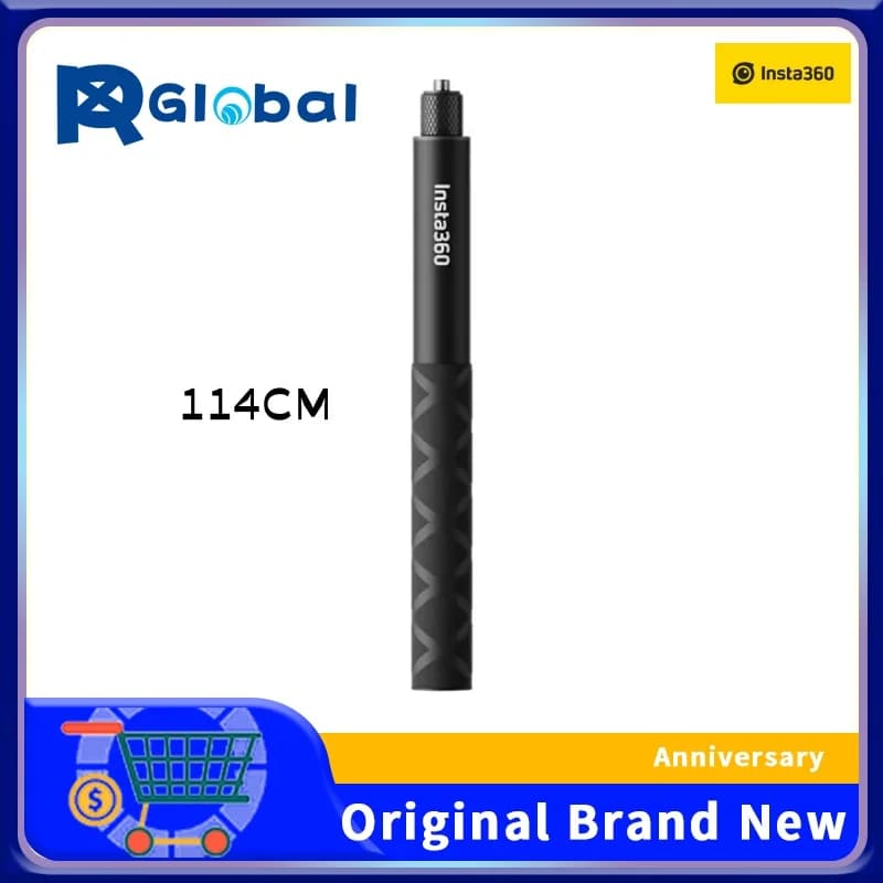 Insta360 Bastone selfie invisibile da 114 cm per X4/X3 / ONE RS / GO 3S / ONE X2 / ONE R Accessori per action cam