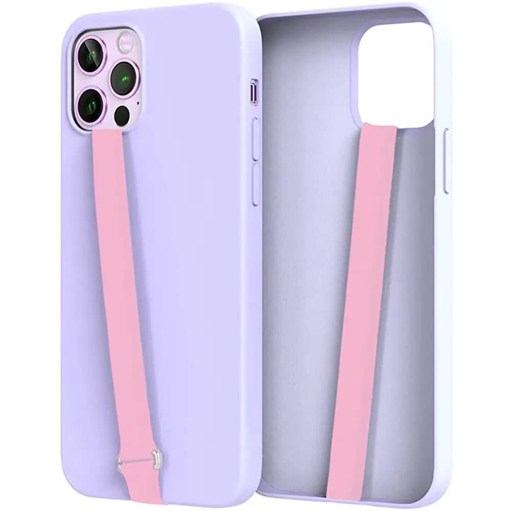 Supporto elastico in silicone da polso con anello per dito per iPhone Samsung Huawei Xiaomi