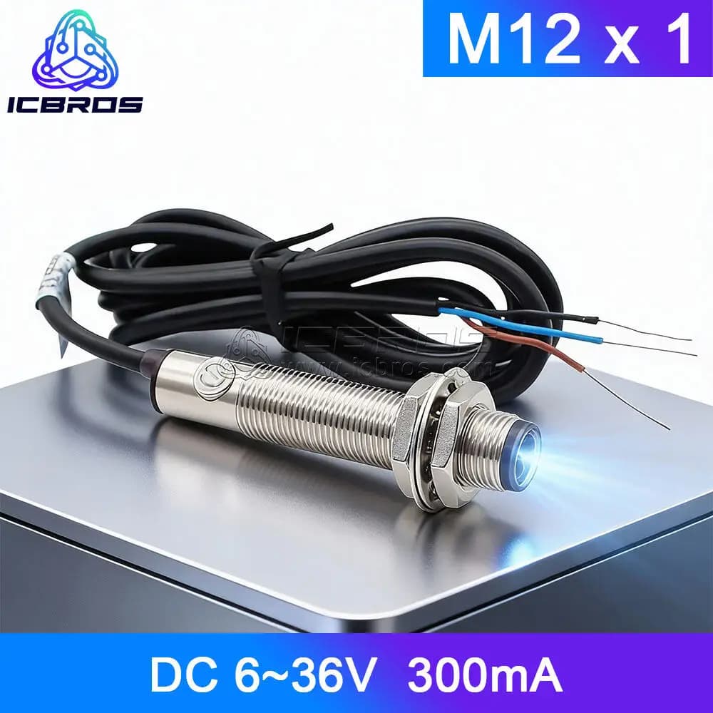Sensore interruttore fotoelettrico a riflessione diffusa M12 E3F-DS15C4 E3F-DS15C2 E3F-DS15C2 E3F-DS15P2 Tre fili DC NPN PNP