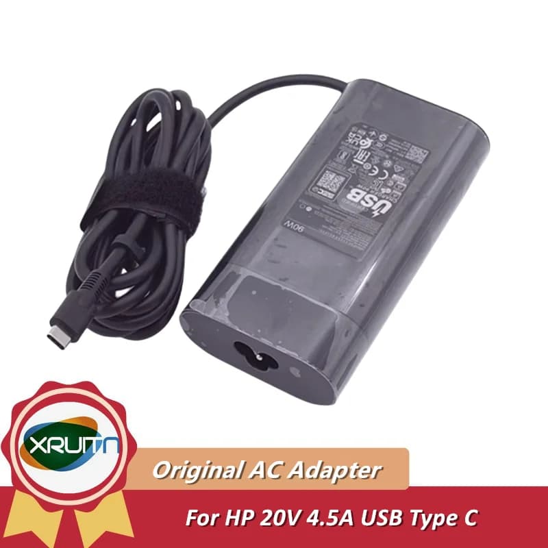 Caricatore originale per laptop TPN-LA26 20V 4.5A 90W USB-C Adattatore CA L45440-001 per laptop HP Pavilion Plus 14-eh0097nr i7-1270