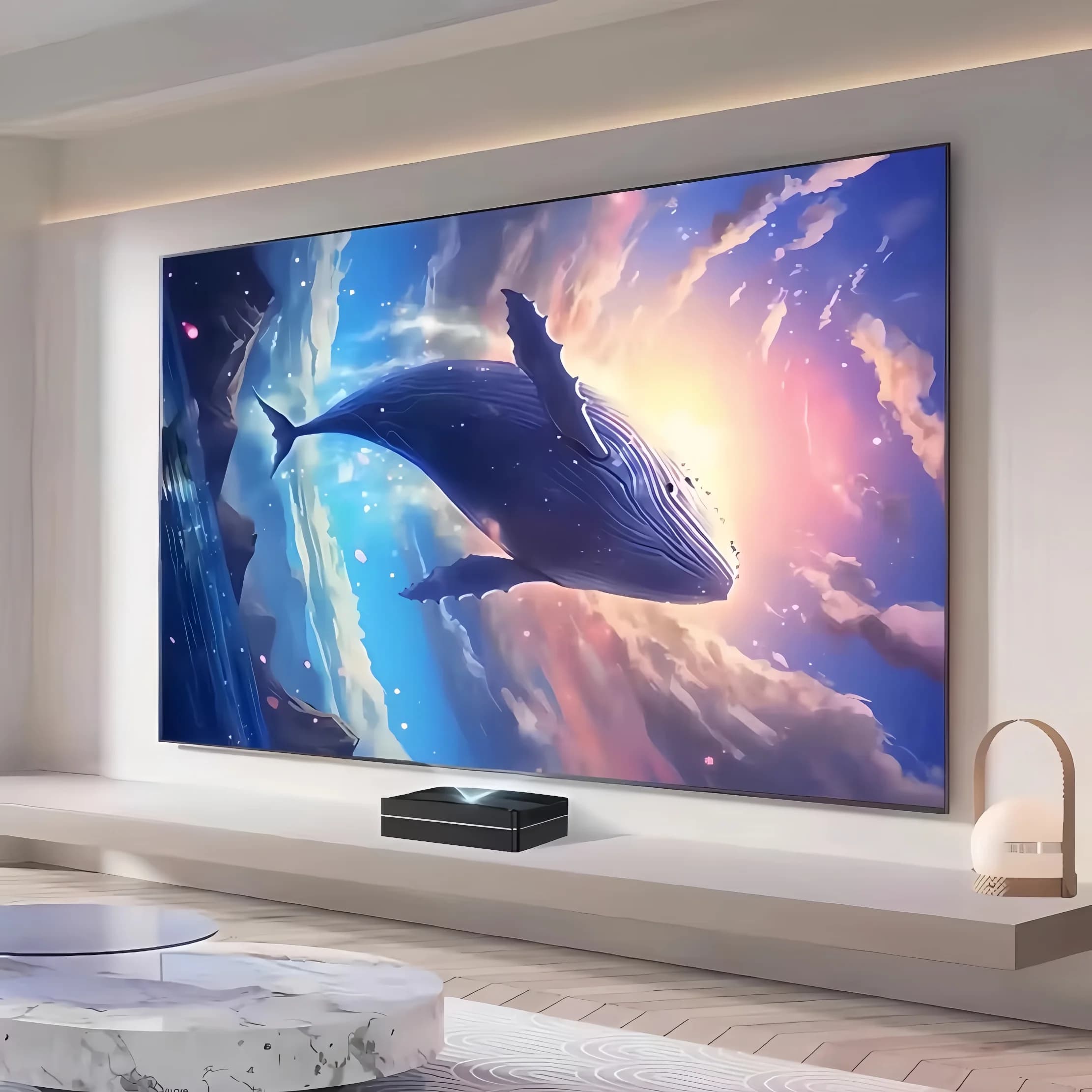 Diwell 130-150 pollici ALR Schermo del proiettore Schermo a cornice fissa per Optoma P1 Wemax A300 Fengmi 4K Pro Xiaomi 4K S1 UST Proiettore