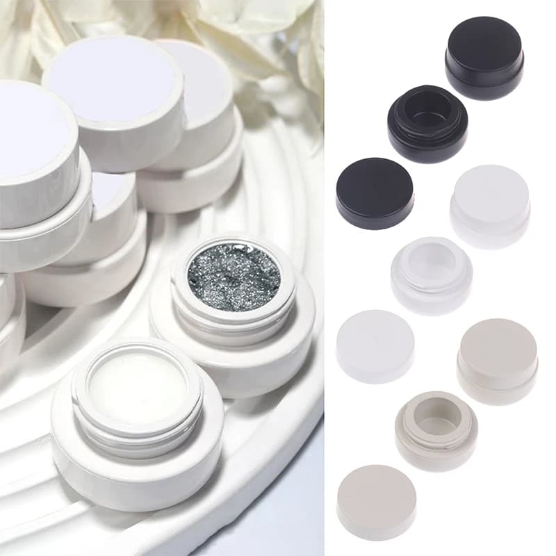 2-2.5ml Avoid Nail Snap Light Gel Candle Enamel Case Packing Box UV Collar Portable Plastic Organizer