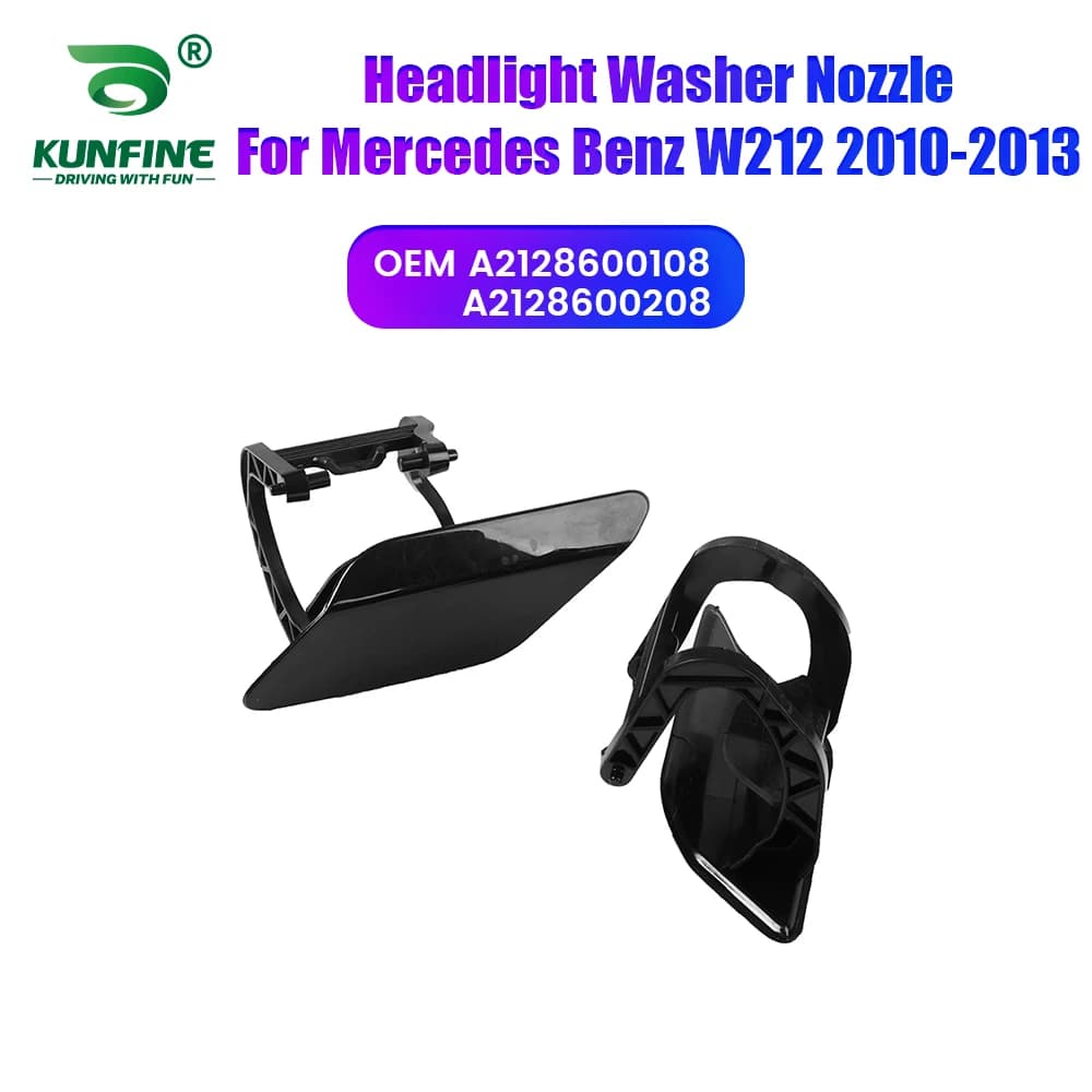 Auto Light Curtains Front Washer Spray Ugello Jet Faro Pump Cover for Mercedes Benz W212 2010-2013 A2128600108 A2128600208