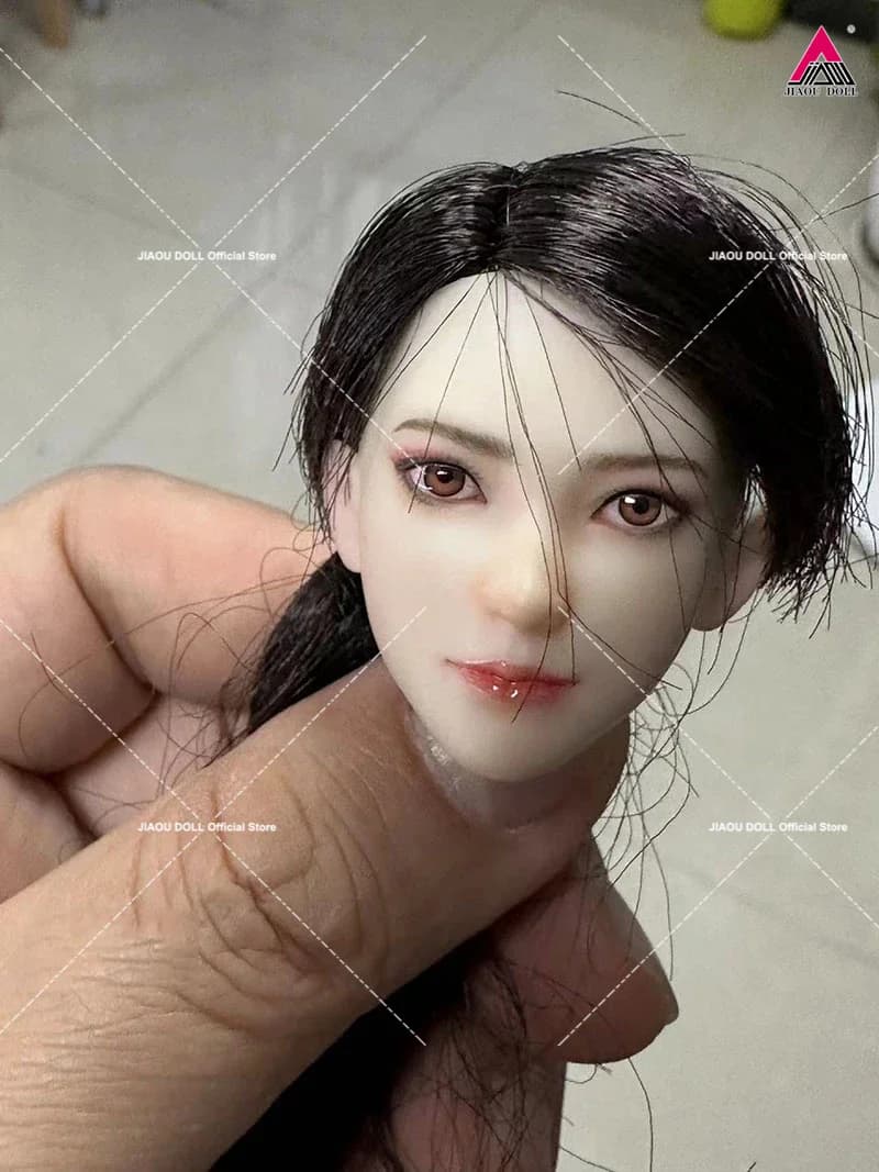 SET075 1/6 Girl Momiji Head Sculpt Carving Model Fit 12 ''TBL Pale Female Soldier Action Figure bambole del corpo