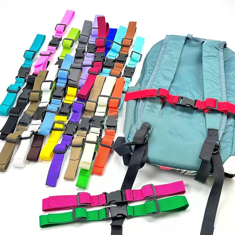 Adjustable Backpack Chest Strap Harness Outdoor Tactical Bag Shoulder Fixing Accessory Belt