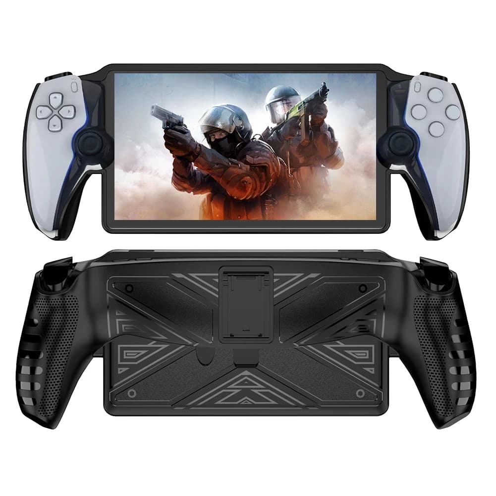Custodia protettiva in TPU per portale PS con staffa Custodia per console di gioco Custodia antigraffio per accessori SONY PlayStation 5