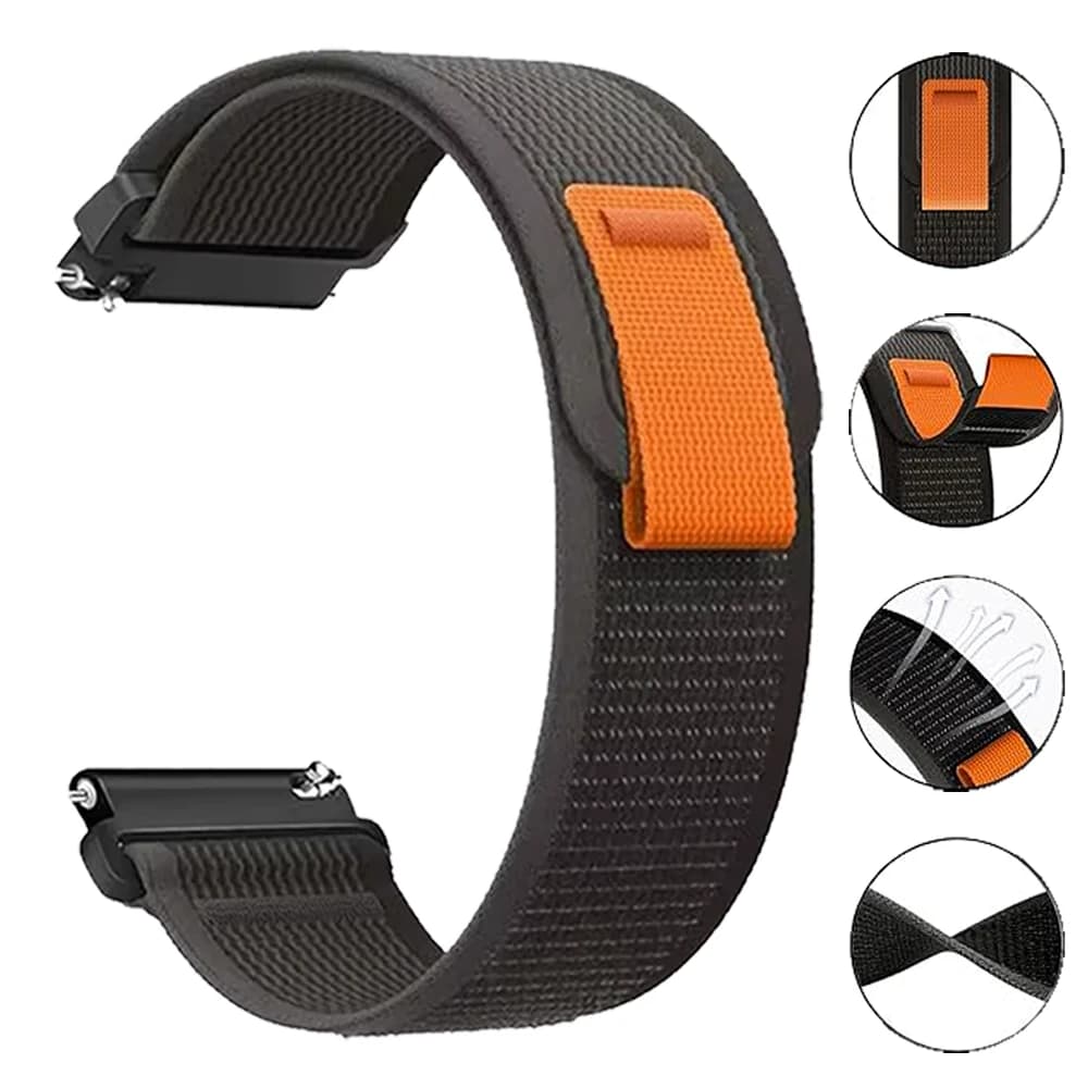20mm/22mm cinturino in nylon per COROS PACE Pro 3 2 APEX 42mm 46mm 2 pro braccialetti con fibbia magnetica per TicWatch sostituire il braccialetto