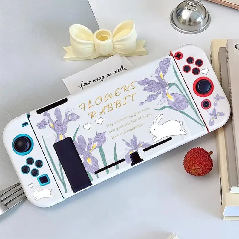 Soft TPU Case Comfortable Grip Easy To Install for Nintendo Switch NS Sweat Slip-Resistant Controller Case