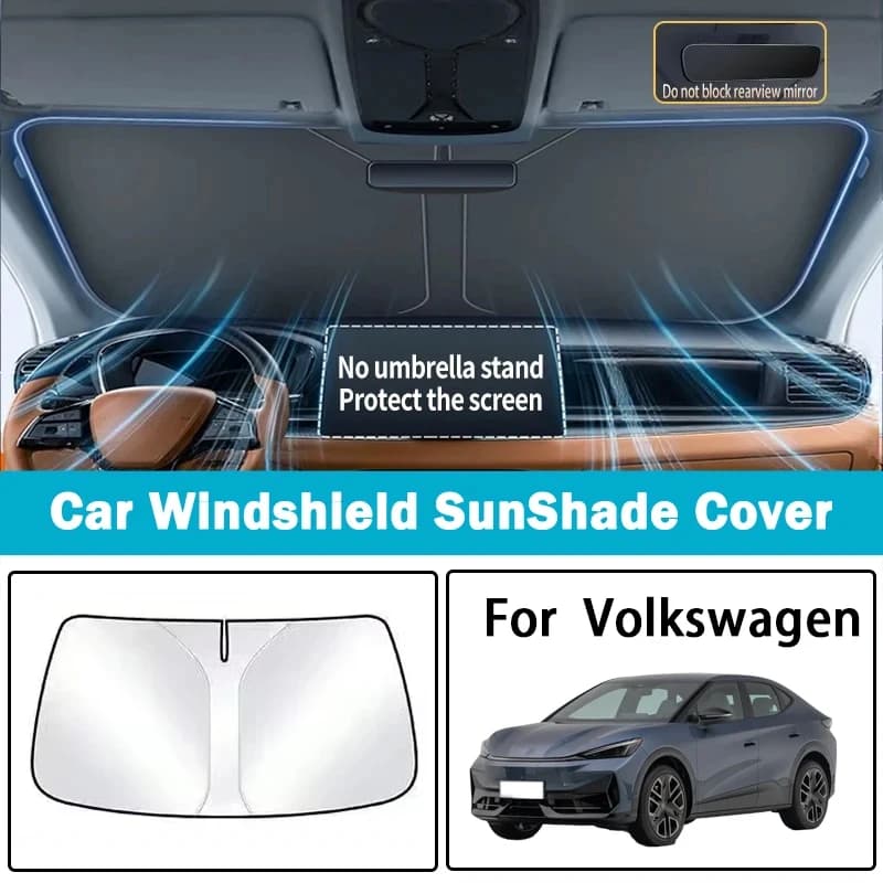 Adatto per Volkswagen Lavida Sagitar, Tiguan Magotan Passat, parasole per auto, parasole per parabrezza anteriore isolato