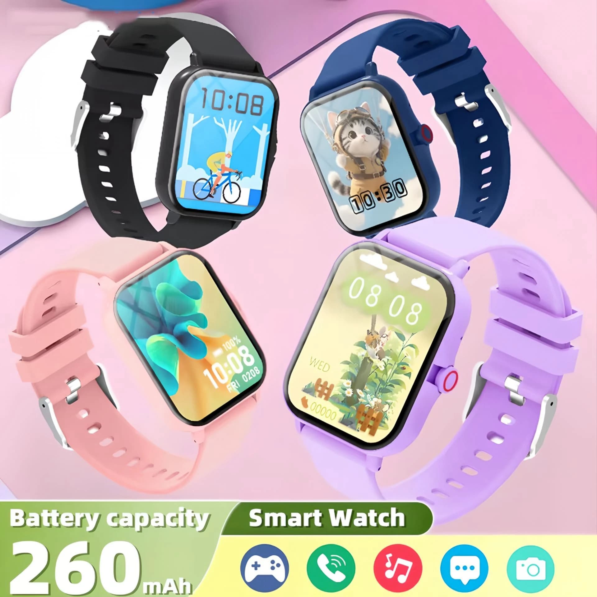 New Smartwatch 2026, Wireless Calls, Multi-App Memories, for Men and Women, Sports Watch, Compatible with iPhone/Android