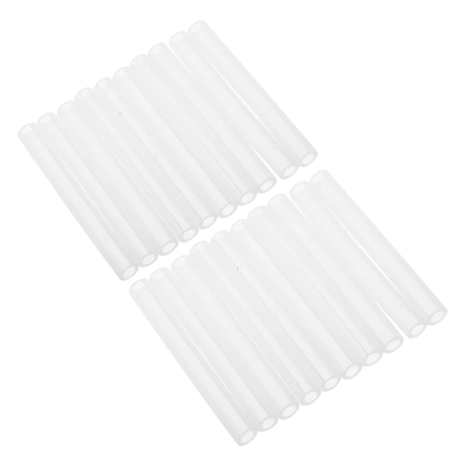 50Pcs Elastic Silicone Hanger Hook Covers Clothes Hanger Protective Tubes Soft Grip Anti-Slip Hook Protectors for Wardrobe