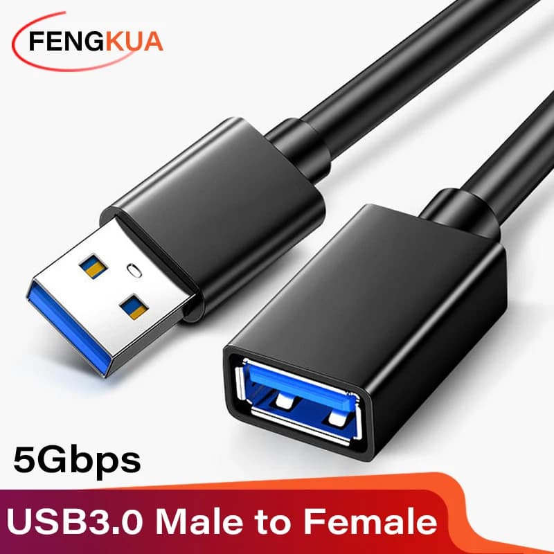 USB 3.0 Extension Cable Data Cable from 5 Gbps Male to Female USB 3.0 Extension for PC PS3 Laptop U Smart TV Extension USB Cable
