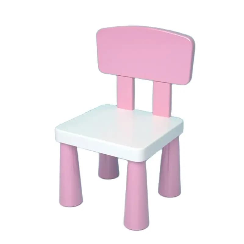 Cute children's stools with DIY assembly, multipurpose chair with backrest for kindergarten, non-slip dinner stool, children's design footrest