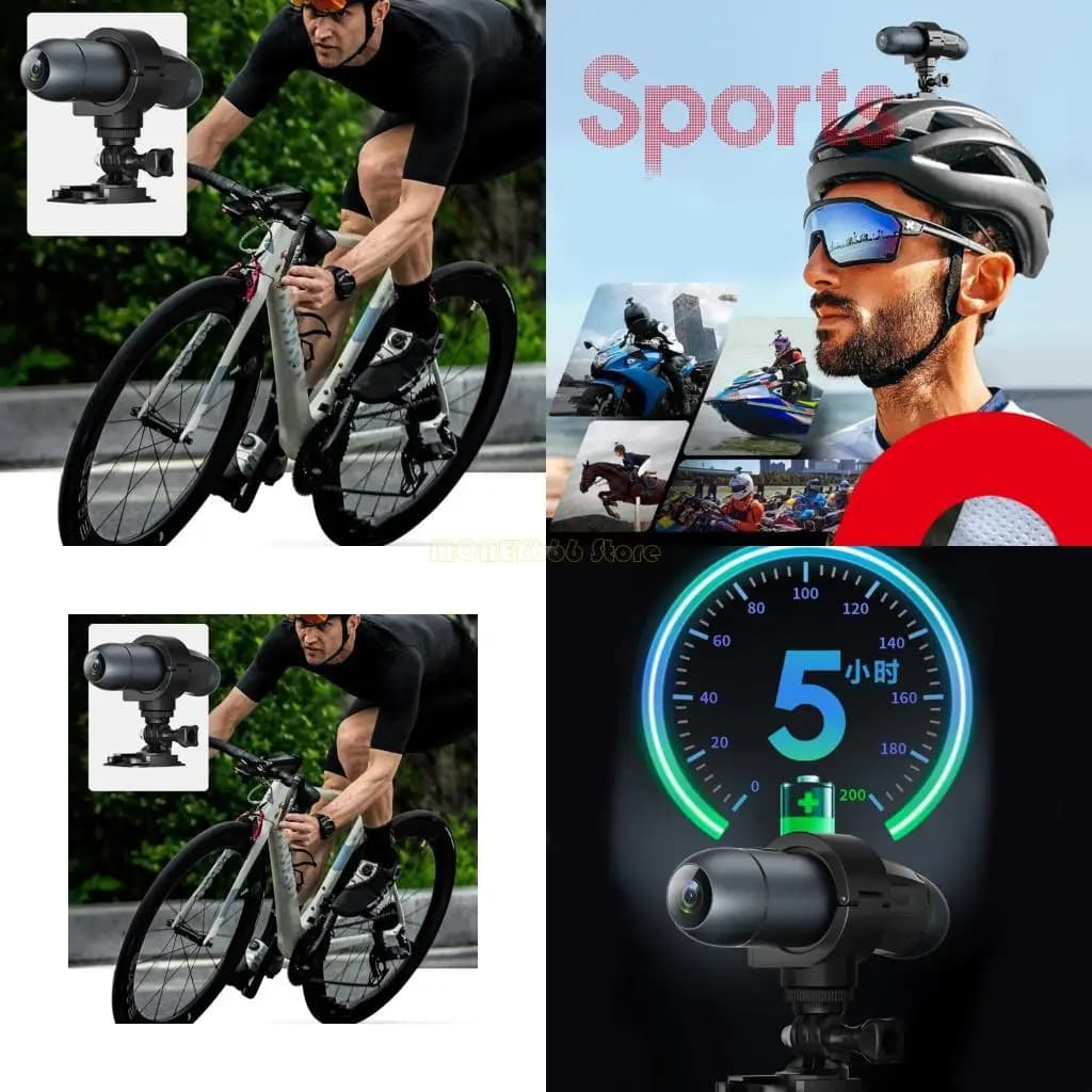 F62C Waterproof Camera Sport Helmet Bike Video Camera
