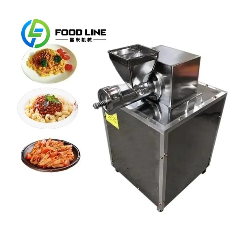 Non Stick Pasta Making Machine Smooth Extrusion Cavity Prevent Dough Adhesion And Ensure Complete Shaping During Continuous
