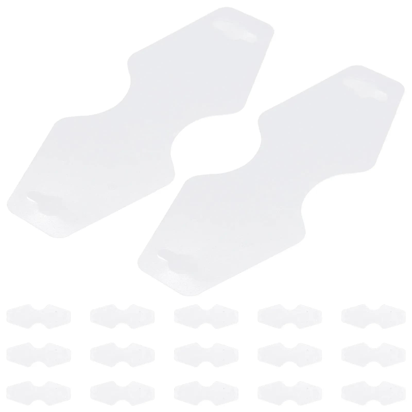 100Pcs PVC Jewelry Display Cards Necklace Keyring Bracelet Packaging Cards Jewelry Supplies for Small Business