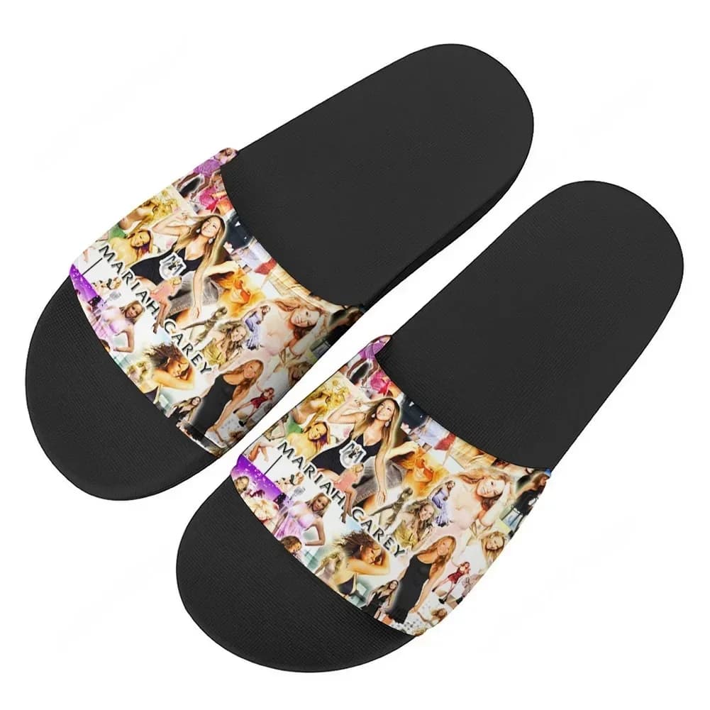Ciabatte Mariah Carey, Scarpe da Casa e Acqua, Moda Pop Vintage Hip Hop, Sandali da Spiaggia e Piscina per Uomo e Donna, Ciabatte Estive Personalizzate