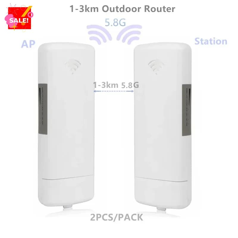 9344 9331Router AP esterno Chipset 1-3 km Router WIFI Ripetitore WIFI CPE a lungo raggio 300Mbps5.8G Ripetitore router cliente AP Bridge