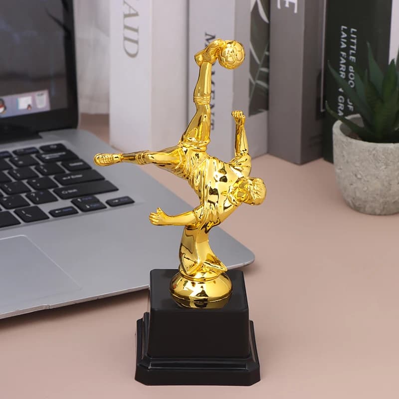 Trofeo di calcio premio Souvenir Plastic Toy Party Award trofei concorso vincitore Mini trofeo di calcio per regalo per bambini