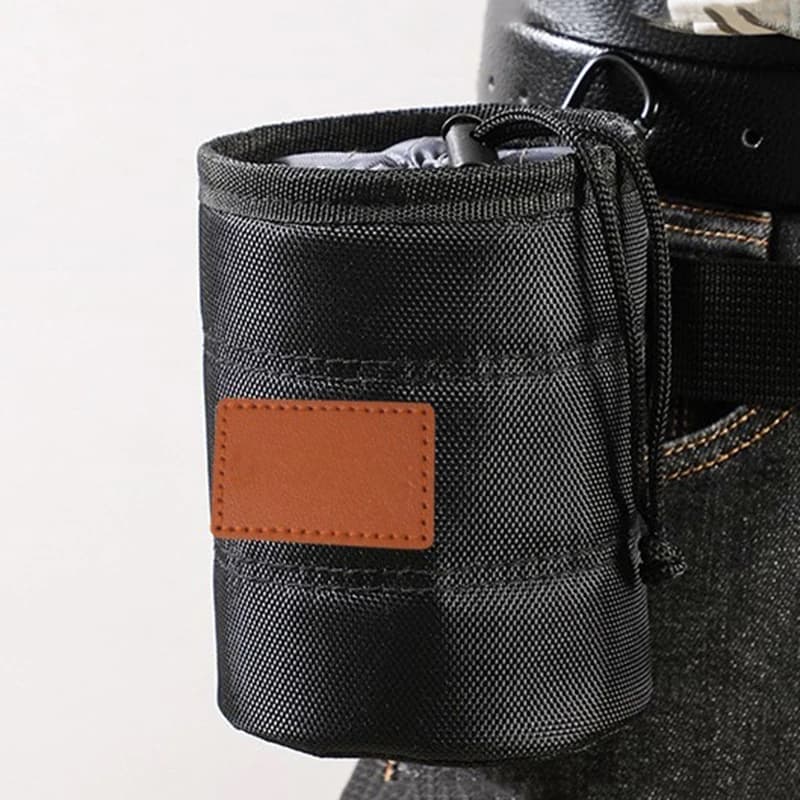 Borsa Porta Attrezzi Multifunzionale per Falegnami, Borsa Porta Chiodi Rinforzata, Marsupio da Lavoro Resistente all'Usura, per Lavori in Legno