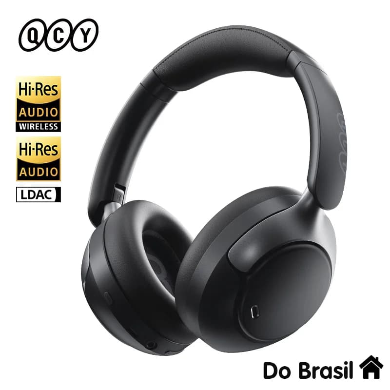 QCY H3 PRO Cuffie wireless ANC adattivi Cuffie over-ear 50 dB con audio wireless ad alta risoluzione LDAC Bluetooth 5.4 Doppia connessione