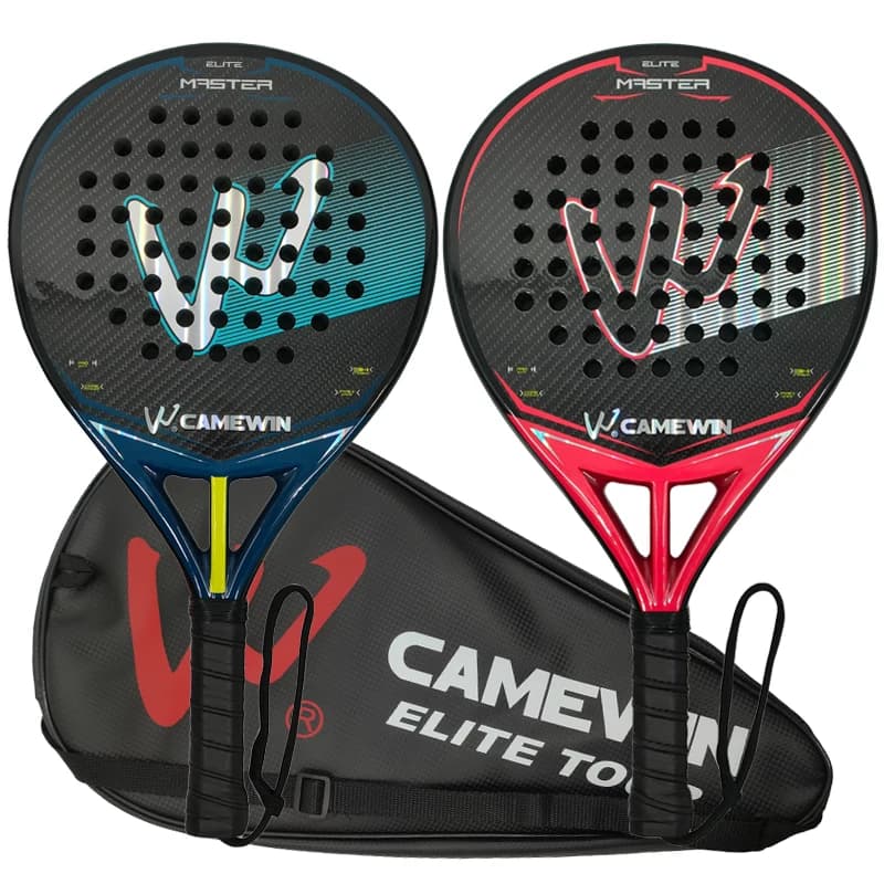 3K carbon fiber padel rack EVA memory foam elastic paddle rack beach tennis rack 2024 carbon fiber padel rack