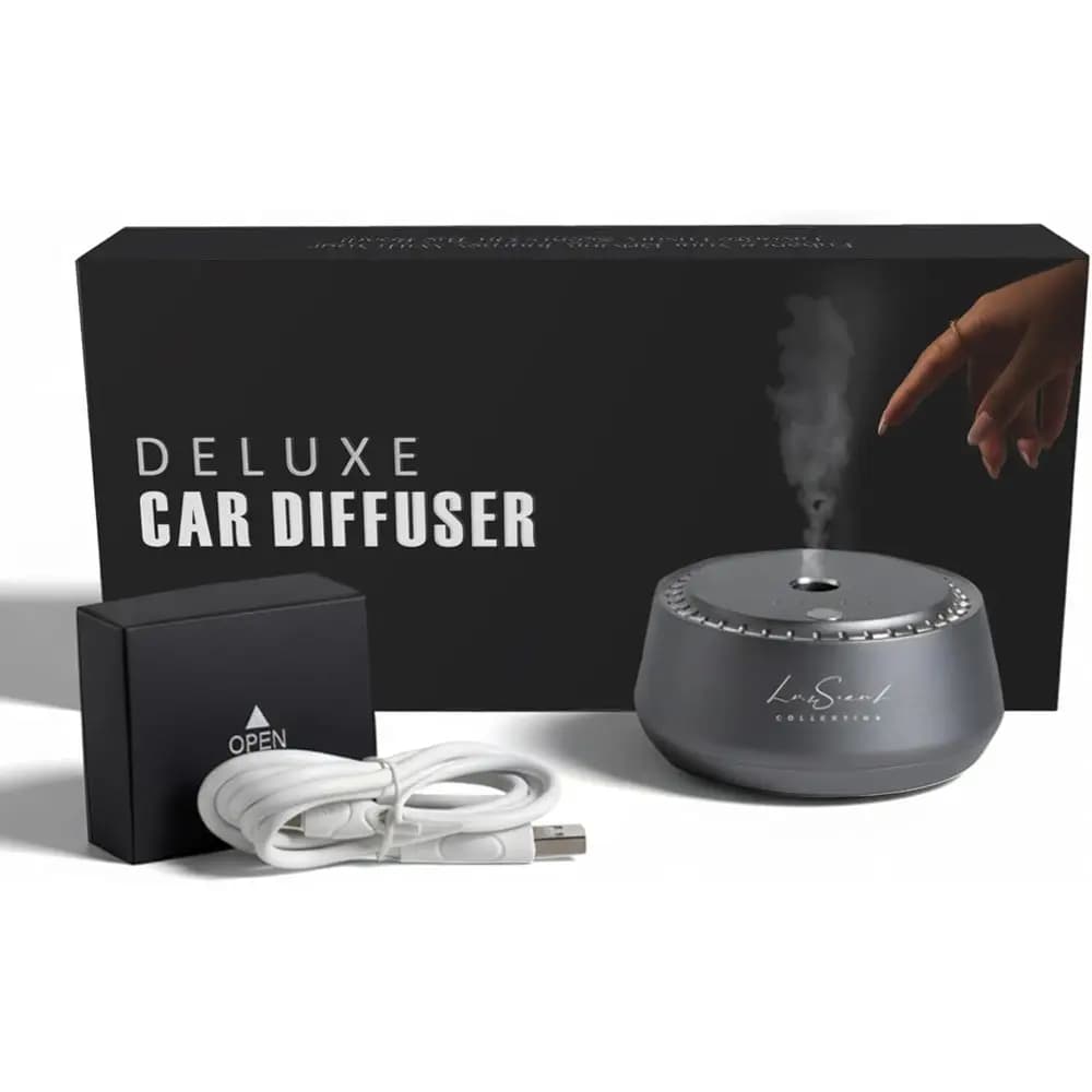 Diffusore di Aromi Compatto con Olio Profumato da 20mL per Deodorante Auto