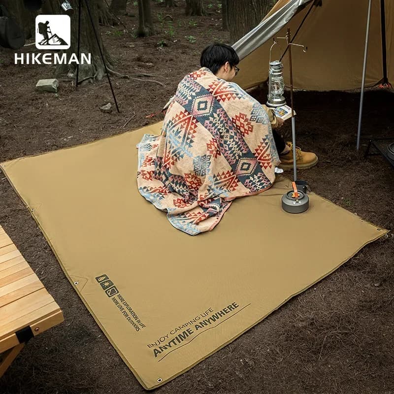 900D Oxford Tent Footprint Waterproof PU2000mm Camping Ground Sheet Multifunctional Outdoor Tarp with Bag ForHiking Picnic Beach