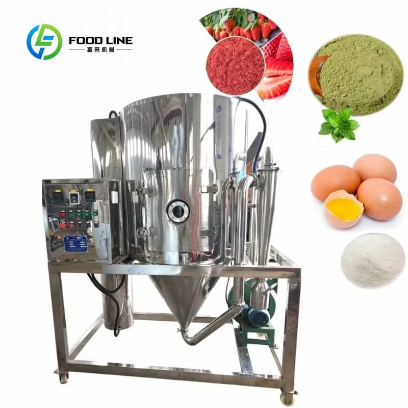 Industrial Spray Dryer Customize High Energy Efficiency Drying Machine for Whey Protein, Milk Powder and Blood Powder Processing