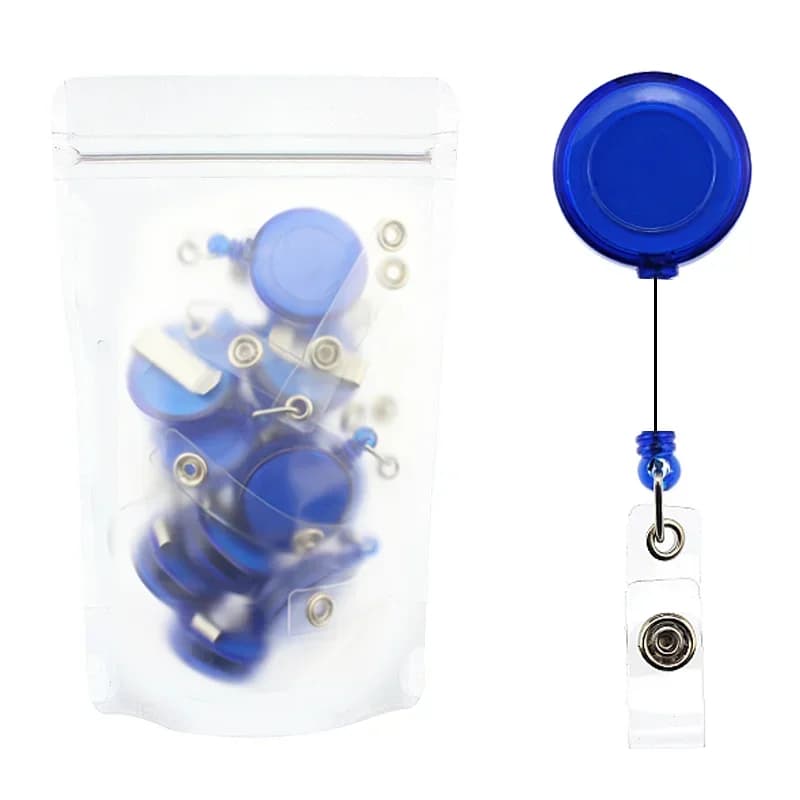 5 pz/lotto Porta Badge Retrattile con Cintura Tasca Pettorale Clip per Il Personale Infermieri Medici Nome ID Tag Pass Card di Accesso Porta Badge