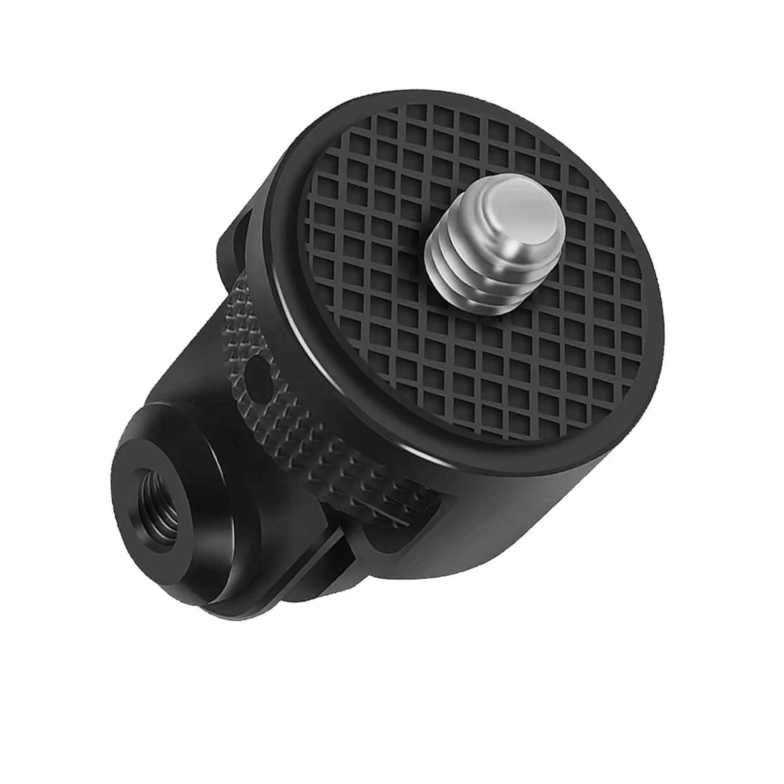Mini adattatore regolabile a 360 gradi con vite da 1/4 di pollice per monopiede, treppiede e selfie stick per fotocamera