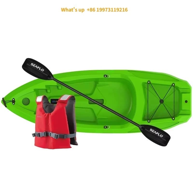 SEAFLO 6 piedi stabili seduti sulla parte superiore Kayak per bambini Sport acquatici con giubbotto di salvataggio paddle opzionale in vendita2026
