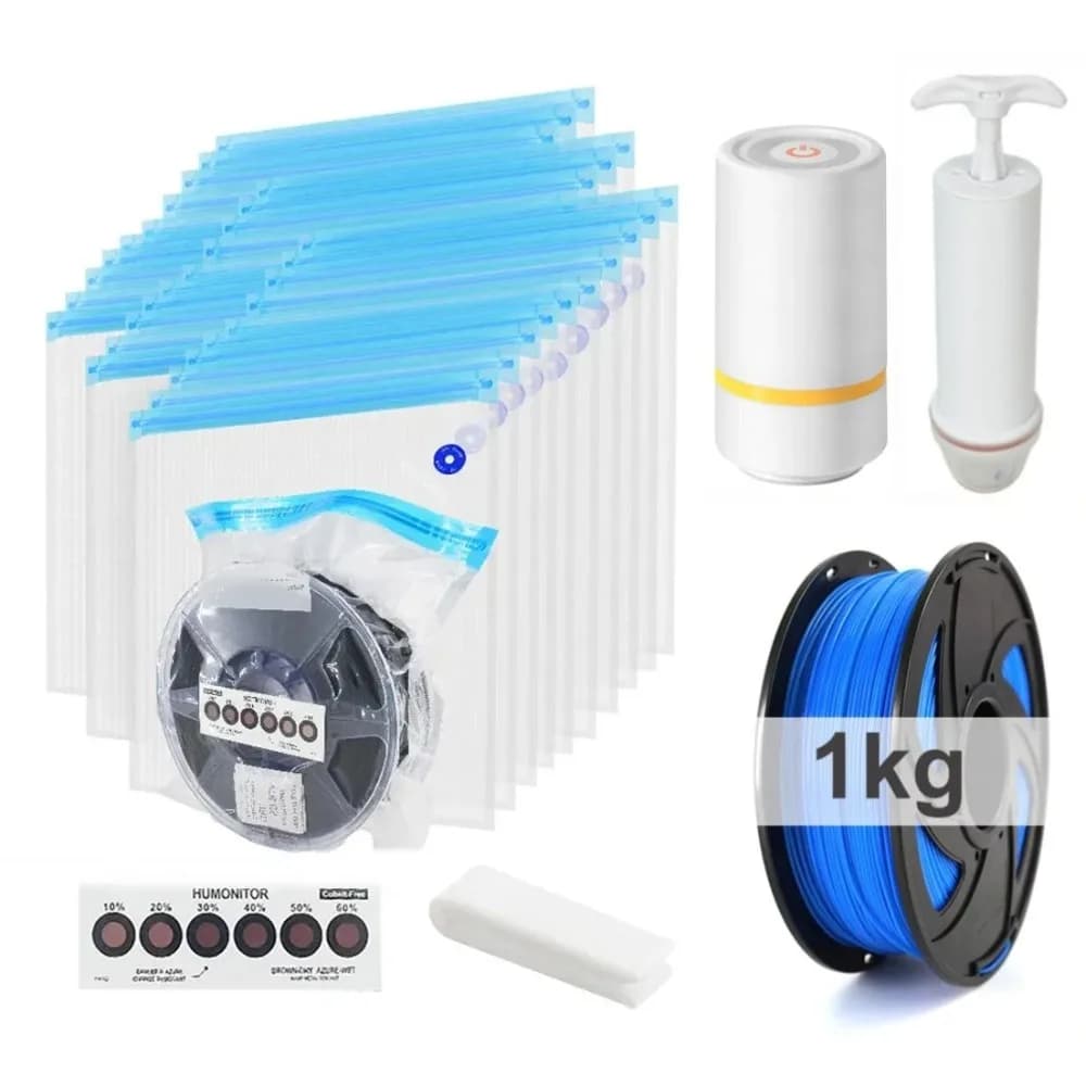 3D Printer Filament Storage Bag PLA/ABS/TPU Filament Dryer Moisture Resistant Sealing Bags for Safety Keep Dry Sealed Filament