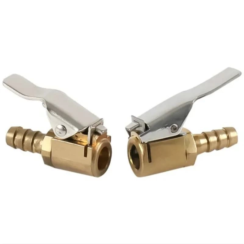8mm pneumatico Auto in ottone ruota pneumatico mandrino d'aria pompa di gonfiaggio valvola morsetto connettore adattatore accessori Auto per compressore