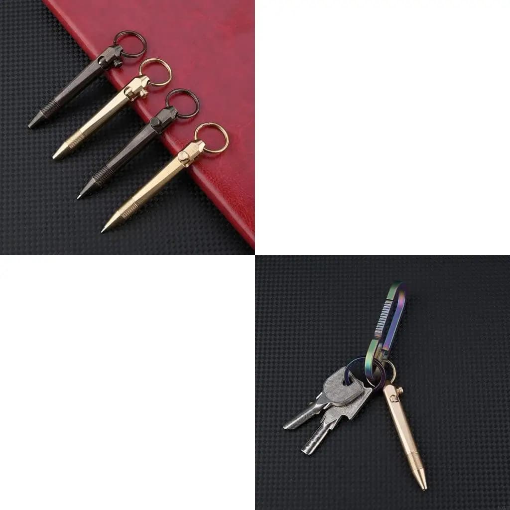 Quick Drying Inks Pen 0.5mm Journal Pen Liquid Gel Inks Pen Brasses Writing Pen
