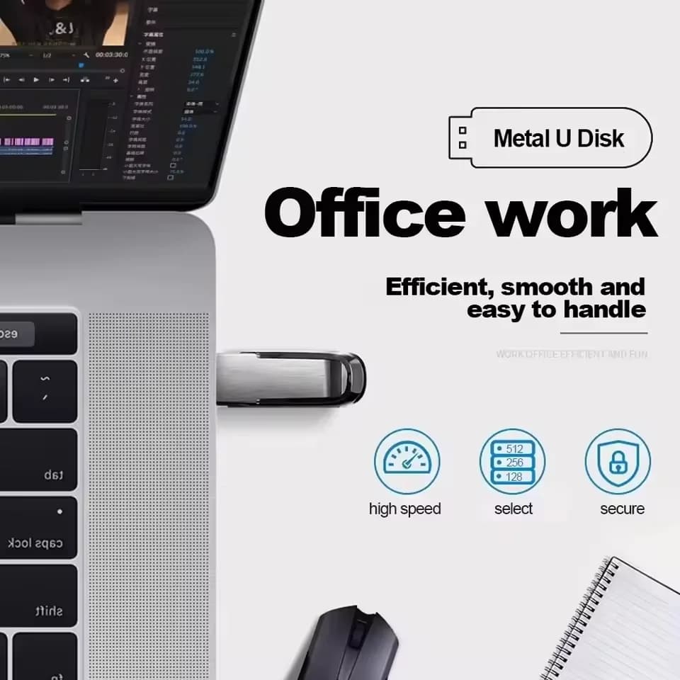 NEW 2TB USB 3.2 Metal Flash Drives Super High Speed Pendrive 1TB 512GB Pen Drives Portable USB Stick For Car Phone Computer 2026