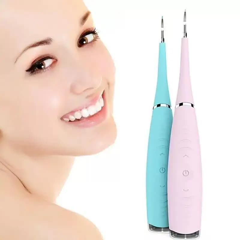 Scalatore Dentale Elettrico Sonico Portatile, Rimuovi Tartaro e Macchie, Strumento per Sbiancamento Denti, Spazzolino da Dentista