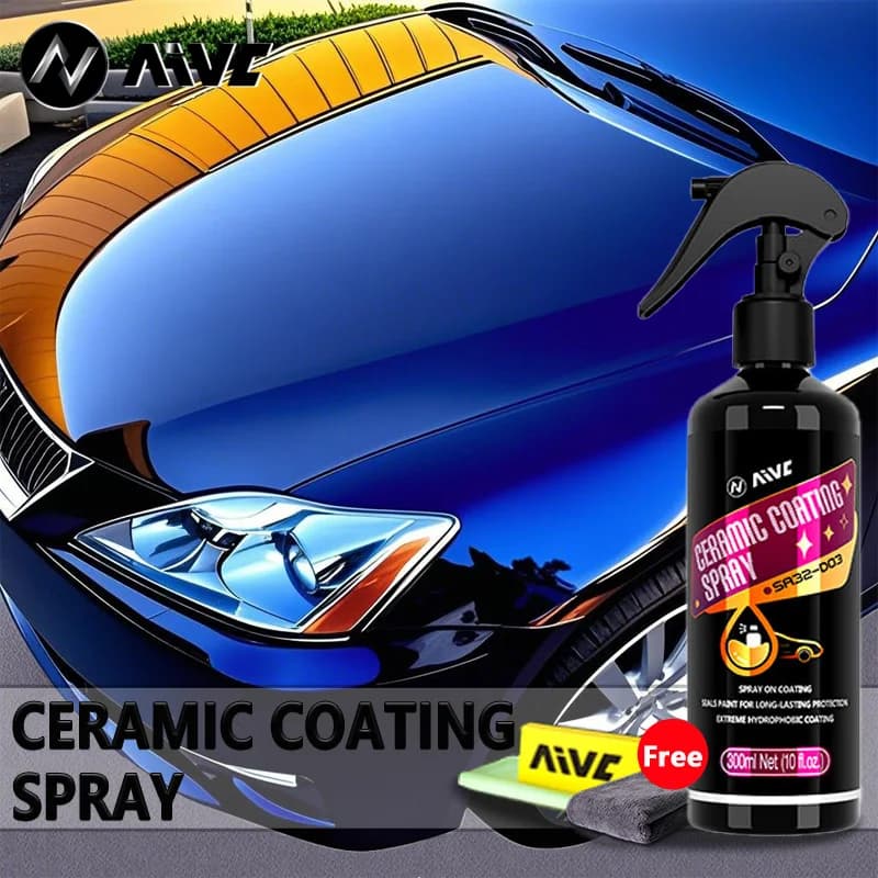 AIVC 3 In 1 Auto Ceramica Nano Rivestimento Liquido Rivestimento Nano Cristallo Strato Idrofobico Lucidatura Agente di Vernice Auto Polacco Nanos Rivestimento