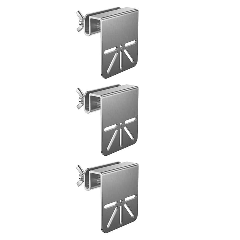 T24C 3 Pack Gutter Mount Bracket Compatible With For Eufy Solocam S340 / E3, Security Camera Holder