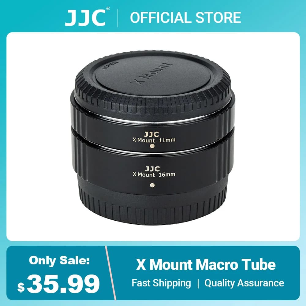 JJC X Mount Kit tubo di prolunga macro Anello adattatore messa a fuoco automatica per Fuji X-T30 III II X-S20 XT5 XT4 XT3 X-H2 X-H2S X-E4