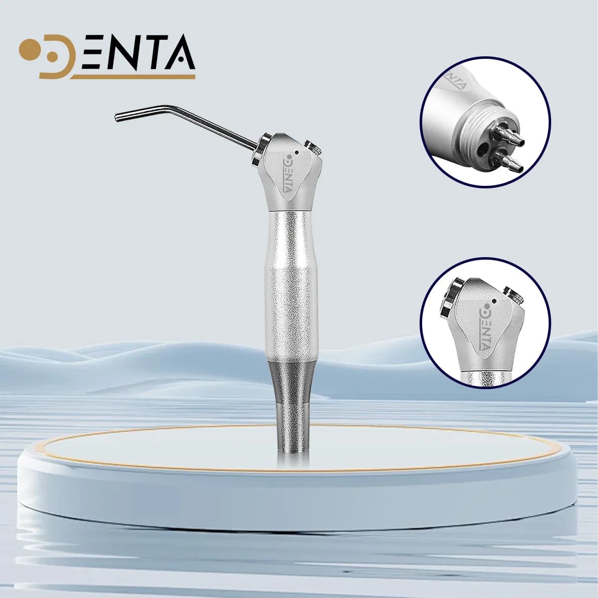 silver white Dental Air Water 3 Triple three Way Syringe Handpiece with Nozzle Tip Tubing Tubes For KAVO SIRONA FONA clean Tools