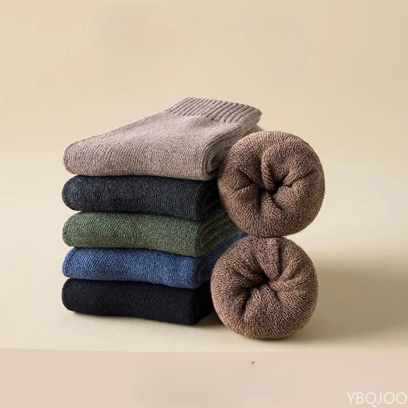 7 paia di calzini sportivi da uomo vincitori autunnali alla caviglia, al ginocchio, invernali, caldi, comodi, spessi, alla moda, versatili, quotidiani