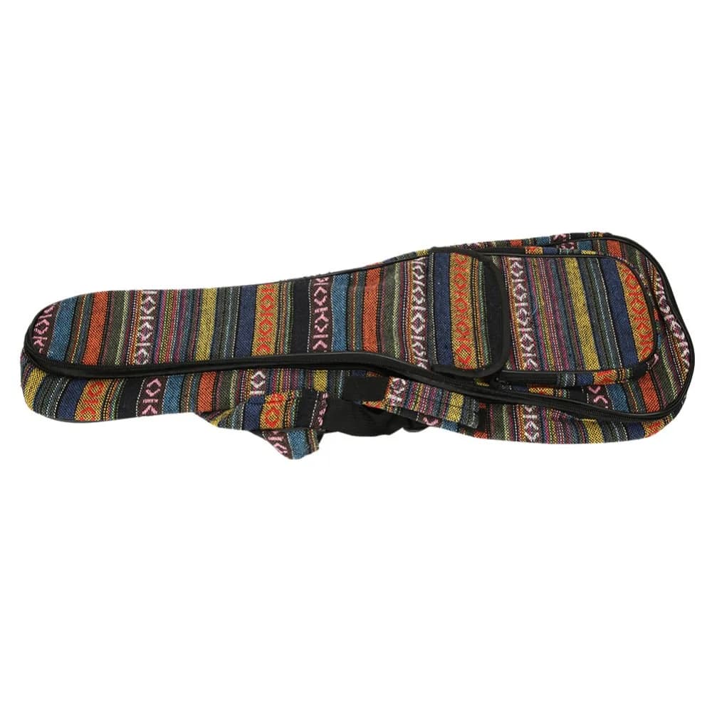 ​ 23" ​ Borsa per Ukulele ​ ​ Stile Etnico ​ Cotone Ispessito ​ ​ Borsa per Ukulele ​ ​ Doppia tracolla ​ ​ Con tracolla regolabile ​